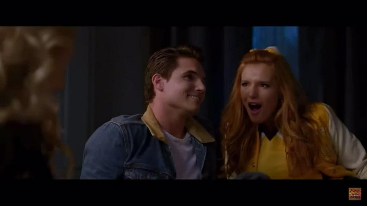 Bella Thorne Cherry Kiss Lesbian gif