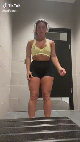 Thick Thighs White Girl Workout Worship gif