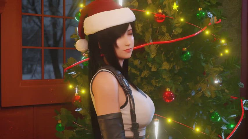 3d animation tifa lockhart gif