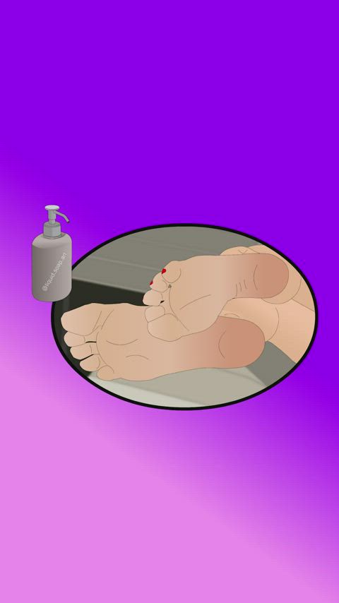 animation cum on feet feet feet fetish hentai lisa ann soles gif