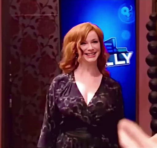 Christina Hendricks - HUGE Bouncing Breasts (High-Res) 😳😧