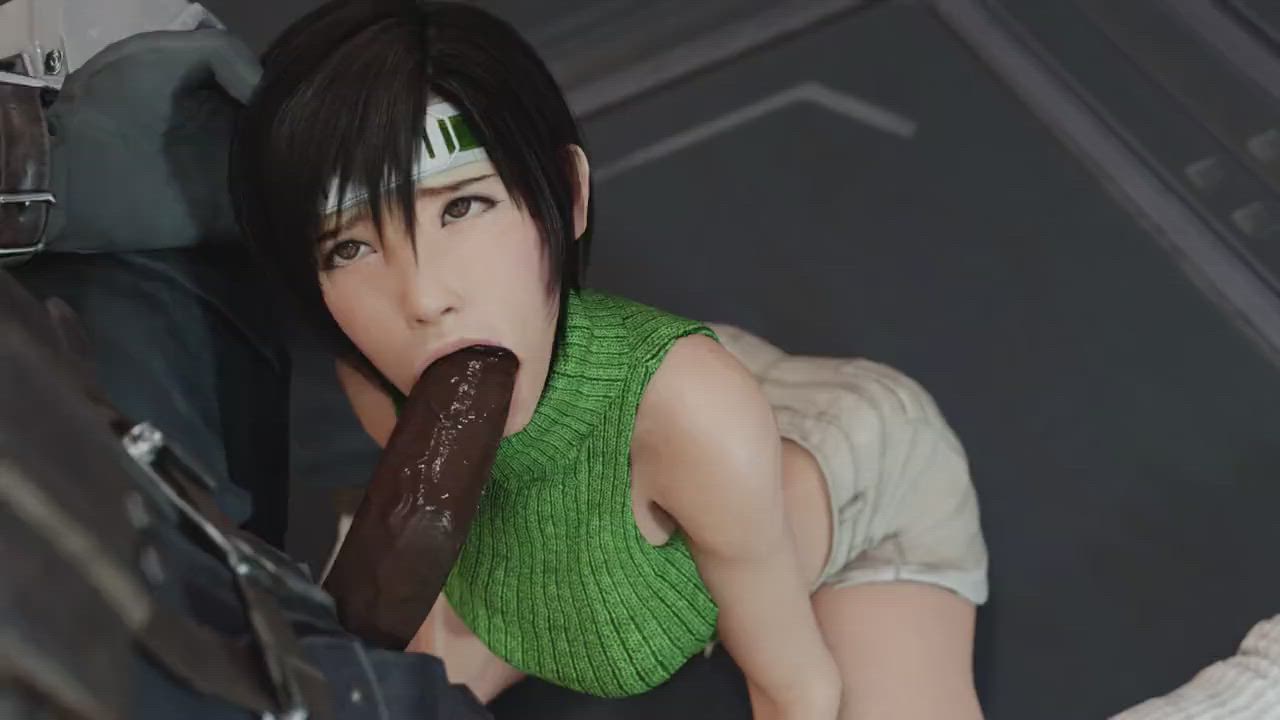 Yuffie sucking dick (The Great Ojama) [Final Fantasy]