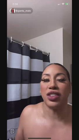 accidental big tits ebony nipple nipslip tiktok tits gif