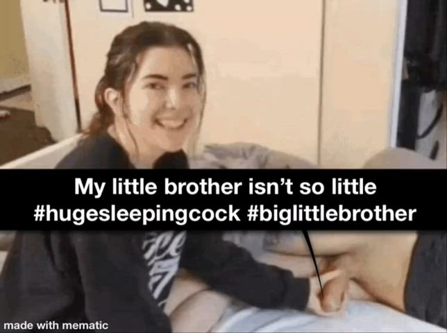 big dick brother cock monster cock sister taboo thick cock gif