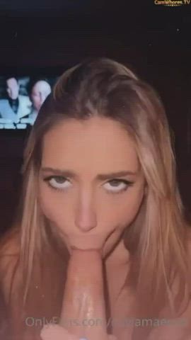 OnlyFans Blonde Brunette Blowjob Cumshot Bouncing Tits Doggystyle Riding gif