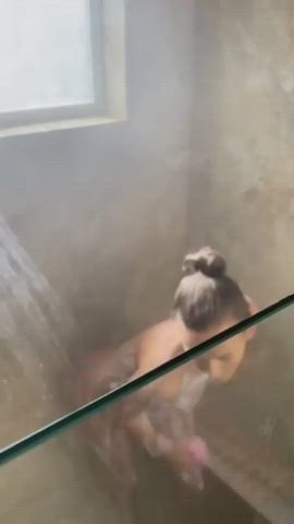 fake tits rachel cook shower gif