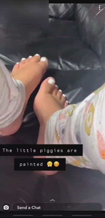 Cute Feet Toes Uncensored gif