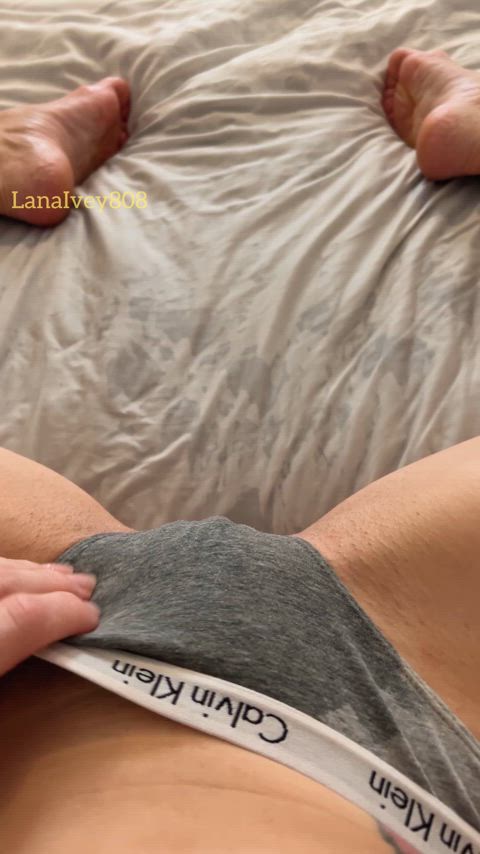 peed panties and clit rubbing