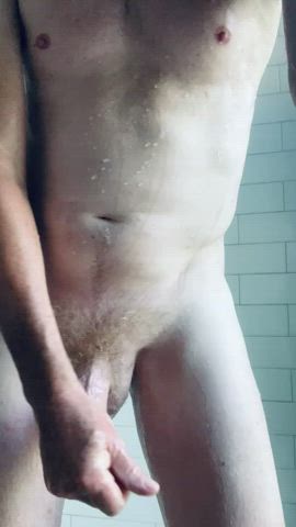 male masturbation moaning shower solo gif