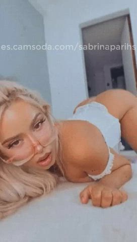 Ass Blonde CamSoda Camgirl Pornstar Twerking gif