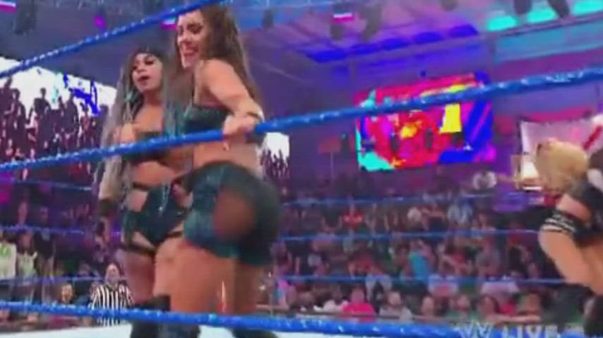 Big Ass Twerking Wrestling gif