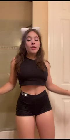 big ass pawg twerking gif