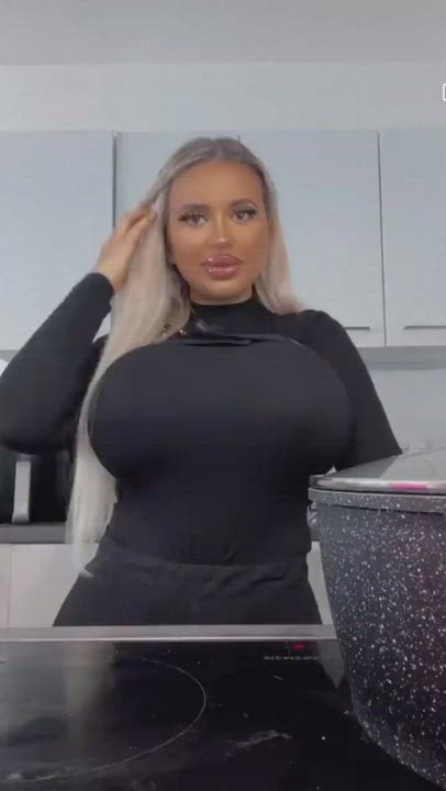 Big Tits Fake Boobs Fake Tits gif