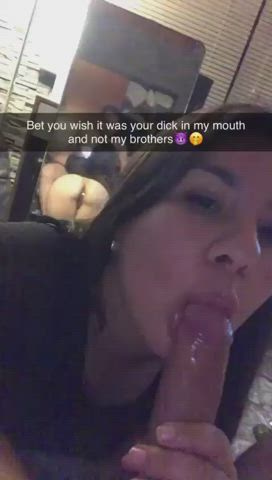 Blowjob Brother Caption Sister Porn GIF by boredletstalk