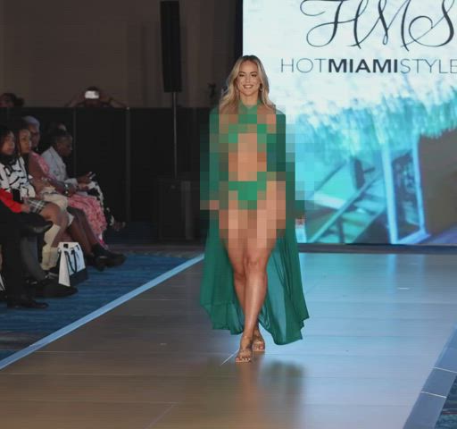 big ass blonde censored model gif