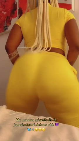 african big ass booty gif