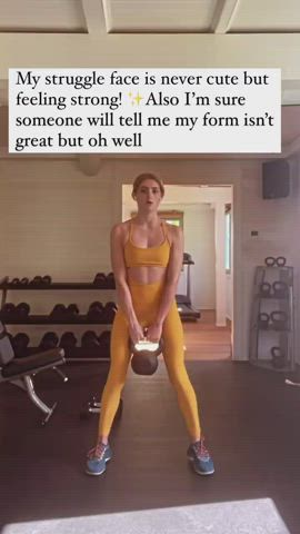 Celebrity Spandex Workout gif