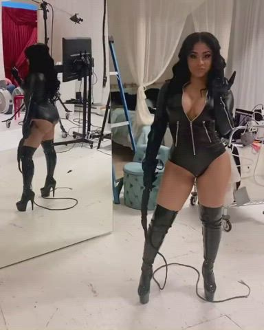 Ebony Latina Whipped gif