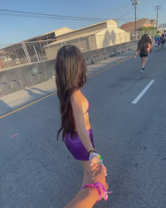 Booty Festival Purple Bitch gif