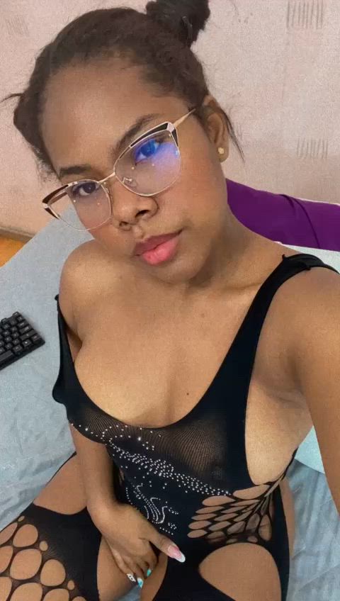 ebony lingerie pretty gif