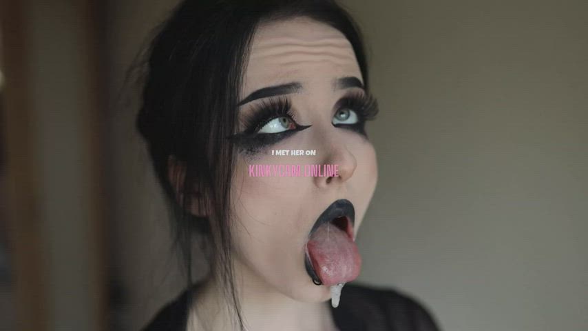 ahegao black angelica cute goth gif