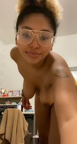 NSFW Natural Tits OnlyFans Striptease Tease Tits gif