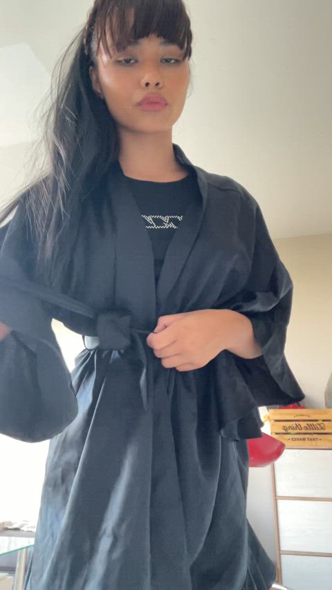 Say YES if you wanna where this robe as your ass gets pounded by a stunning asian