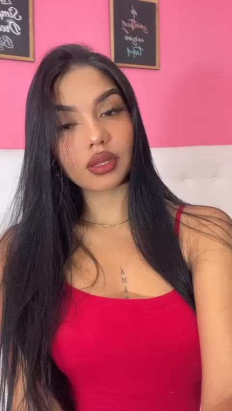 ass boobs latina lipstick skinny blowjobs just-boobs gif