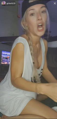 boobs braless downblouse nipple nipples nipslip tits gif