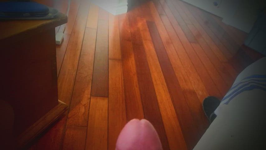 big dick cock cum cumshot jerk off masturbating nsfw pov solo thick gif