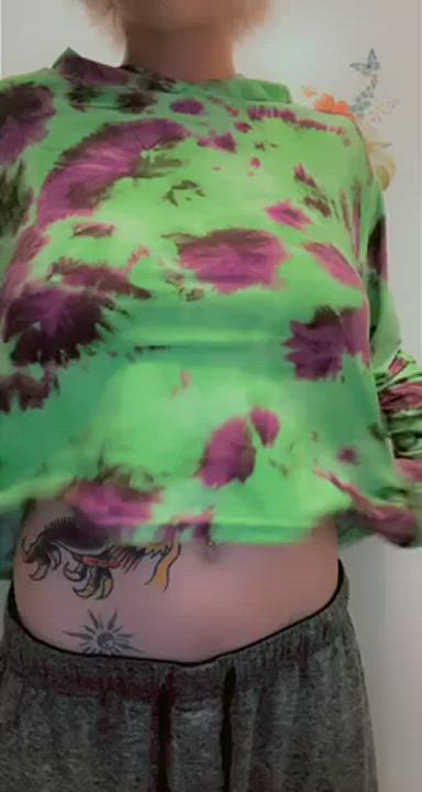 Big Tits Nipple Piercing Tattoo Titty Drop gif