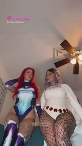 cosplay naked pussy pussy spread tiktok gif