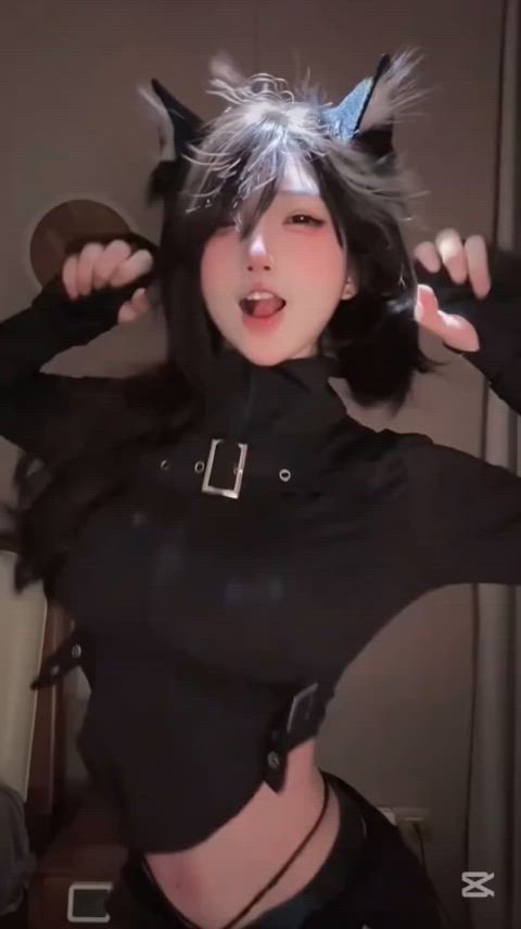 asian kitty sexy gif