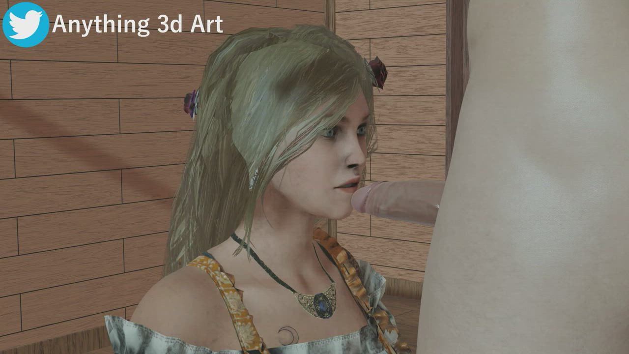 6 - Kate blowing (Anything 3d Art)