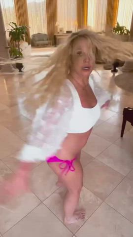 ass britney spears dancing gif