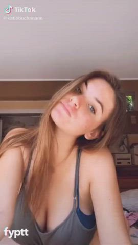 Busty Huge Tits Teen gif