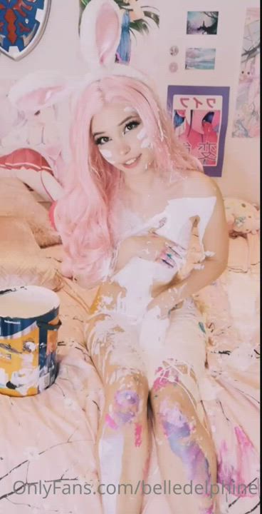 18 Years Old Belle Delphine Messy gif