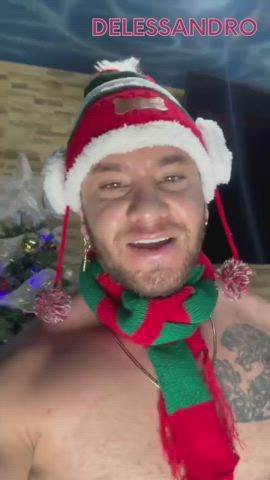 bear big dick chaturbate christmas cock gay hairy handjob masturbating gif