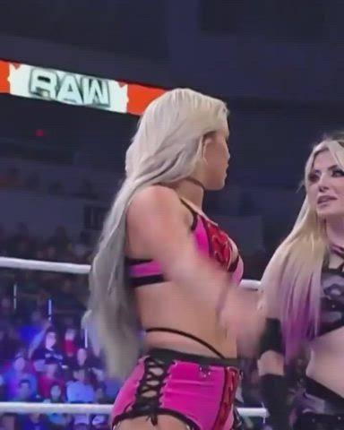 blonde bouncing tits busty gif
