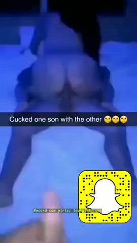 Cucked one son with the other