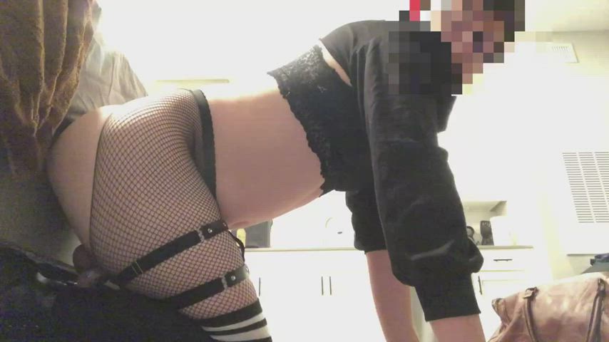 crossdressing femboy sissy gif