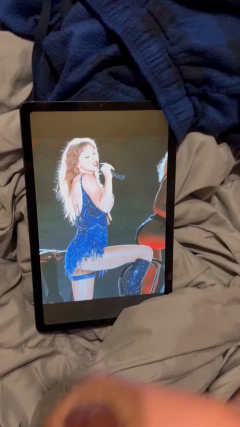 cum cumshot male masturbation taylor swift tribute celebs gif