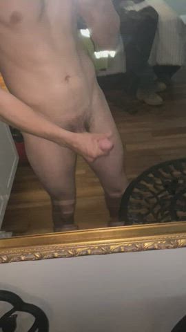 Cock Jerk Off Mirror gif