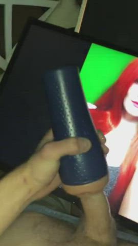 cum fleshlight redhead tribute gif