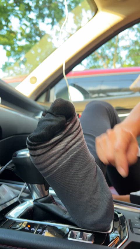 When you just have to pull over and get a whiff of my socks