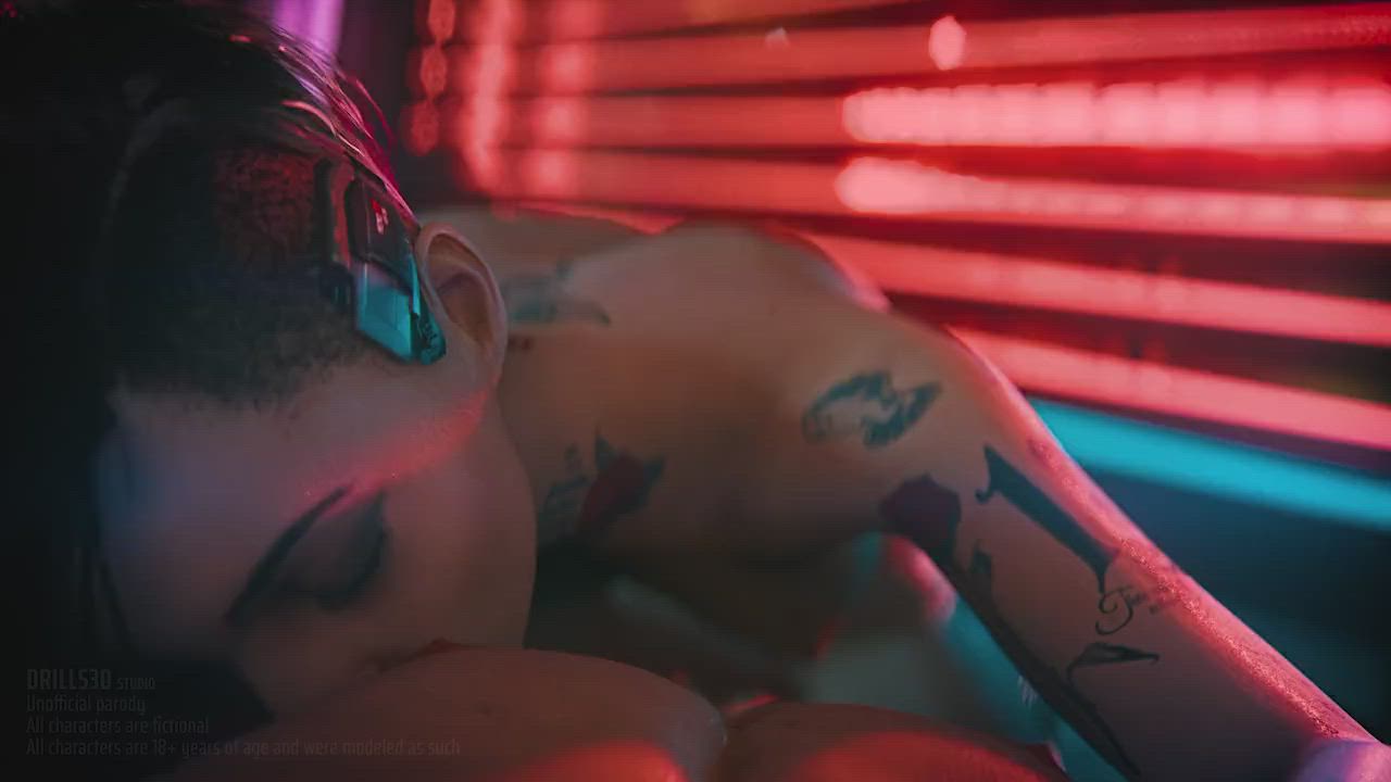 Judy Alvarez Cowgirl and Creampie (Drills3D) [Cyberpunk 2077]