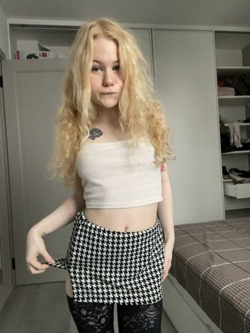 Ass Blonde Curly Hair OnlyFans Tits gif