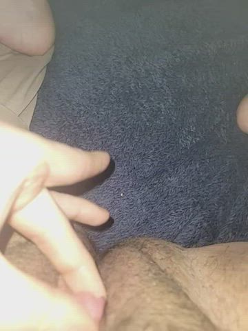 clit rubbing close up ftm jerk off moaning gif