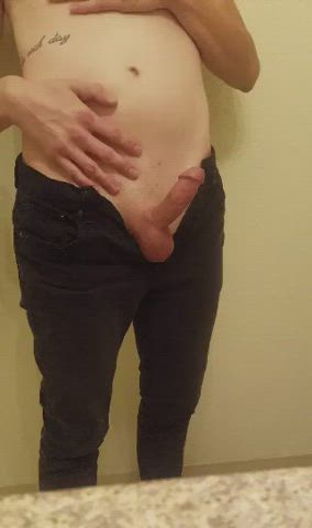 clothed cock femboy masturbating pale penis twink gif