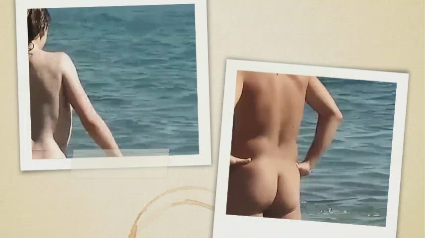 Amateur Beach Exhibitionist Voyeur gif